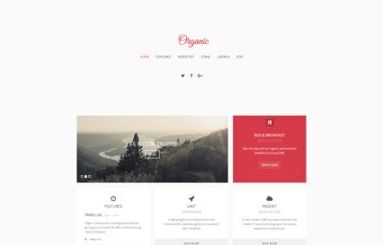 Organic Joomla Template Organic Style