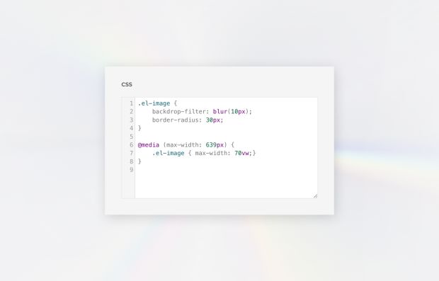 Custom CSS/Less