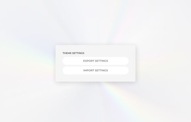 Export and Import Settings