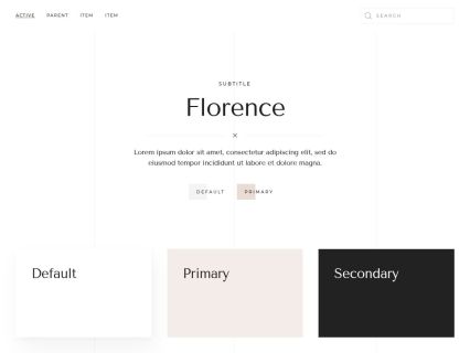 Florence Joomla Template Default Style