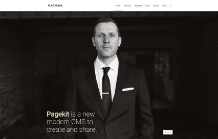 Katana Joomla Template Gold Style