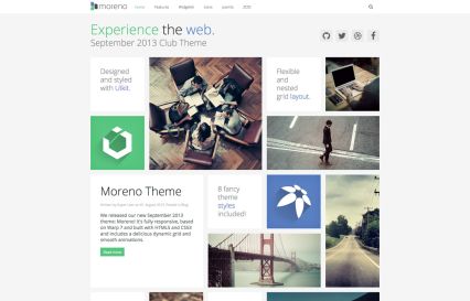 Moreno Joomla Template White Style