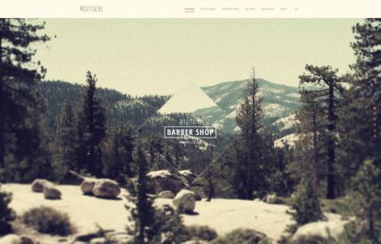 Moustache Joomla Template Woods Style