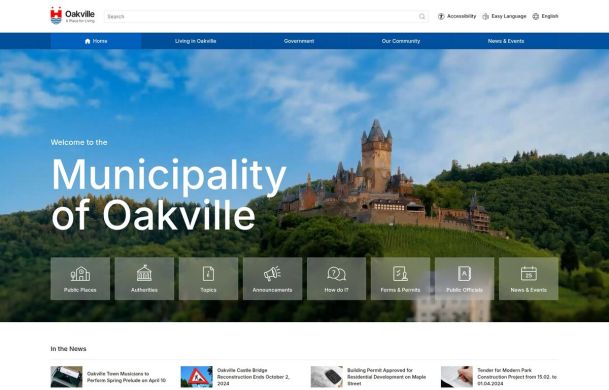 Oakville Theme for WordPress and Joomla