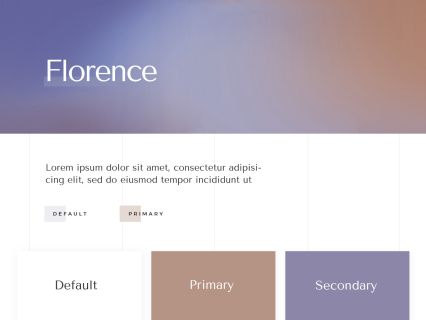 Florence Joomla Template White Beige Style