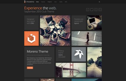 Moreno Joomla Template Orange Style