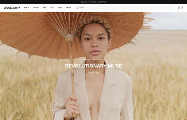 Woolberry Theme for WordPress and Joomla