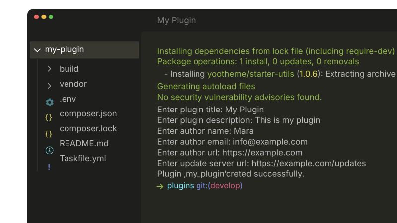 Developers in YOOtheme Pro