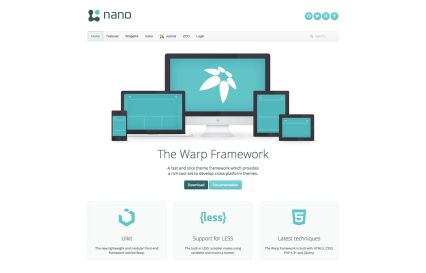 Nano 3 Joomla Template Turquoise Style