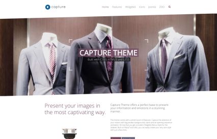 Capture Joomla Template Fashion Style