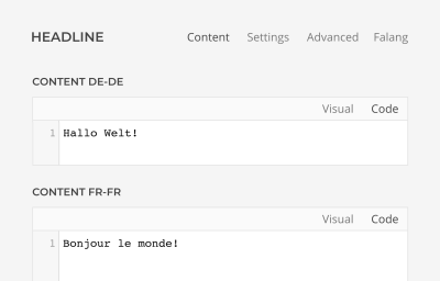 Falang Integration for the YOOtheme Pro page builder