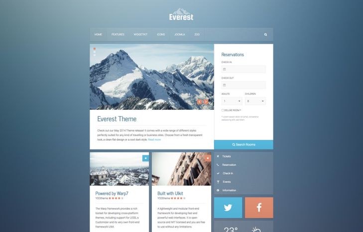 Everest Joomla Template