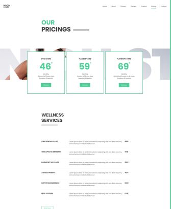 Pricing Layout