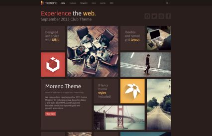 Moreno Joomla Template Red Style