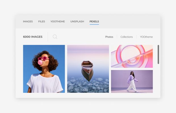 Unsplash and Pexels Integration