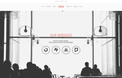 Nite Joomla Template Salmon Style