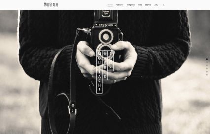 Moustache Joomla Template Camera Style