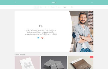 Uniq Joomla Template Designer Style