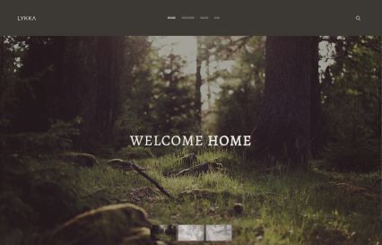 Lykka Joomla Template Green Style