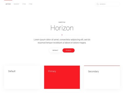 Horizon Joomla Template Default Style